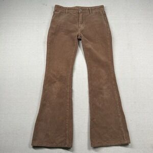 J. Galt Corduroy Pants Womens SZ Small Boot Cut Flare Brown